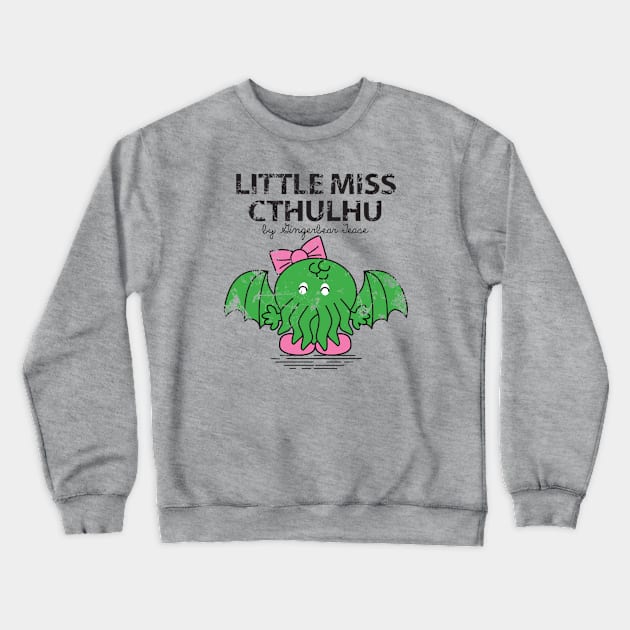 LITTLE MISS CTHULHU Crewneck Sweatshirt by GingerbearTease